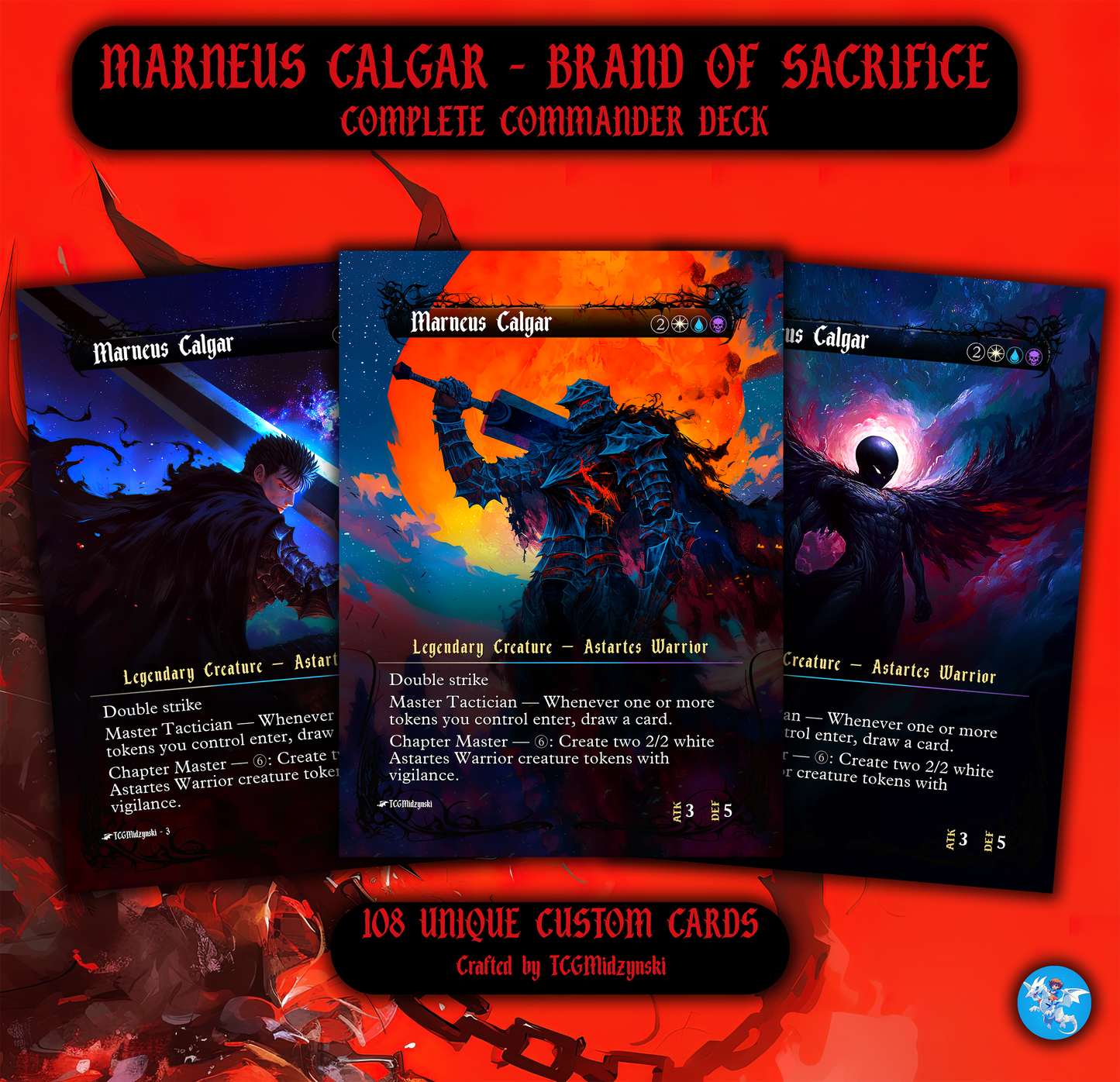 Brand of Sacrifice Custom Commander MTG Deck - Marneus Calgar